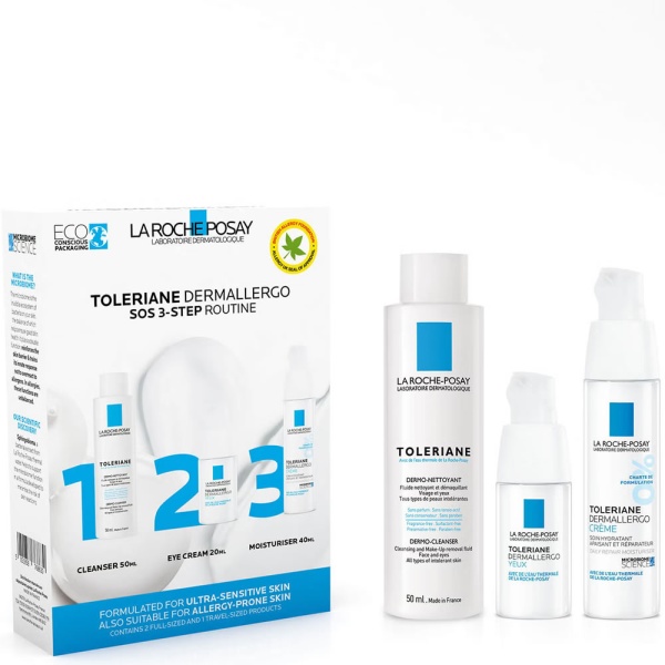 La Roche Posay Toleriane Dermallergo SOS 3 Step Kit