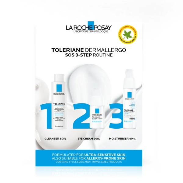 La Roche Posay Toleriane Dermallergo SOS 3 Step Kit