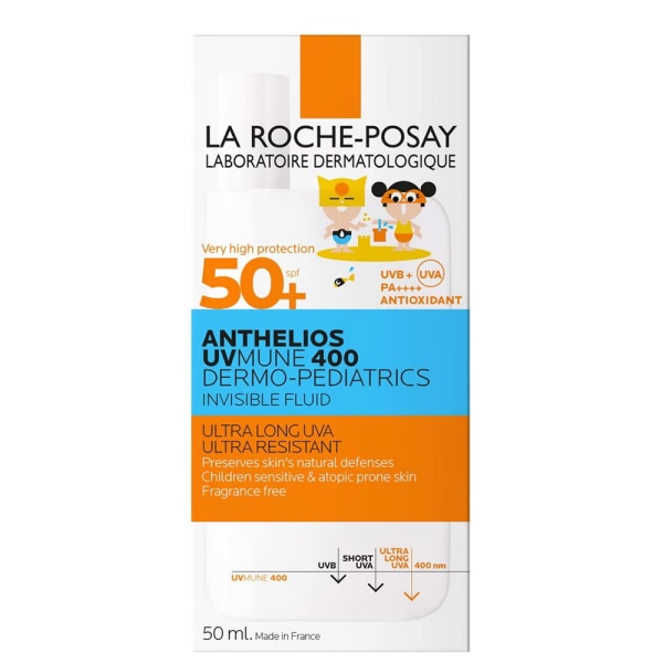 La Roche Posay Anthelios Uvmune 400 Dermo-Pediatrics Ultra Light Face Fluid SPF 50+ 50ml