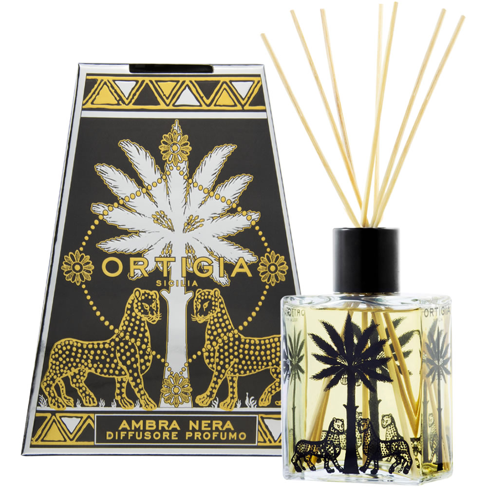 Ortigia Sicilia Ambra Nera Palma Perfume Diffuser 100ml