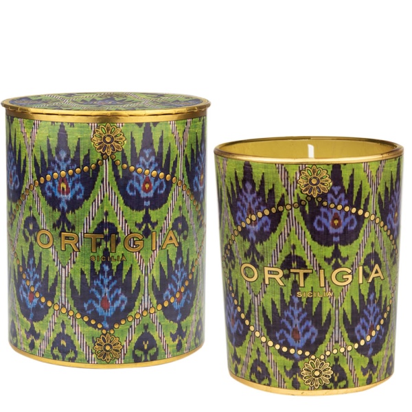 Ortigia Sicilia Bergamotto Decorated Candle Small 150g