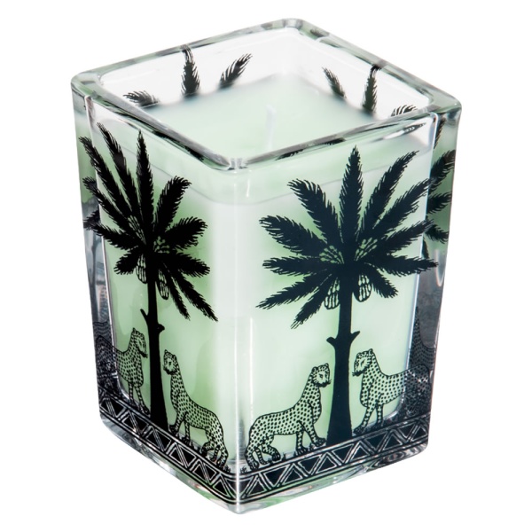 Ortigia Sicilia Fico d'India Large Square Glass Candle 170g