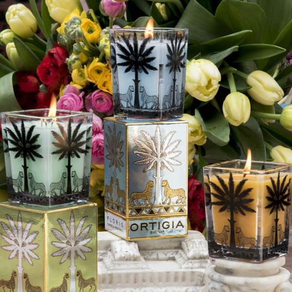 Ortigia Sicilia Fico d'India Large Square Candle 170g