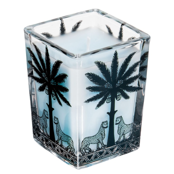 Ortigia Sicilia Florio Large Square Glass Candle 170g