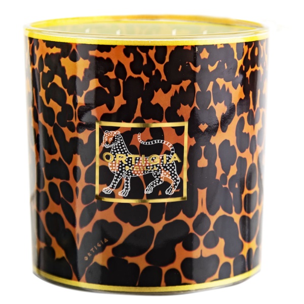 Ortigia Sicilia Ambra Nera Decorated Candle Large 1.2kg