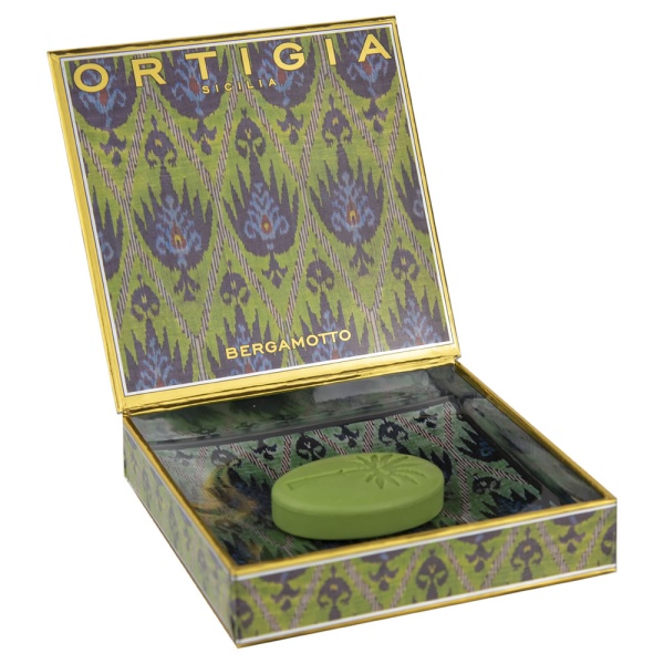 Ortigia Sicilia Bergamotto Soap & Glass Plate