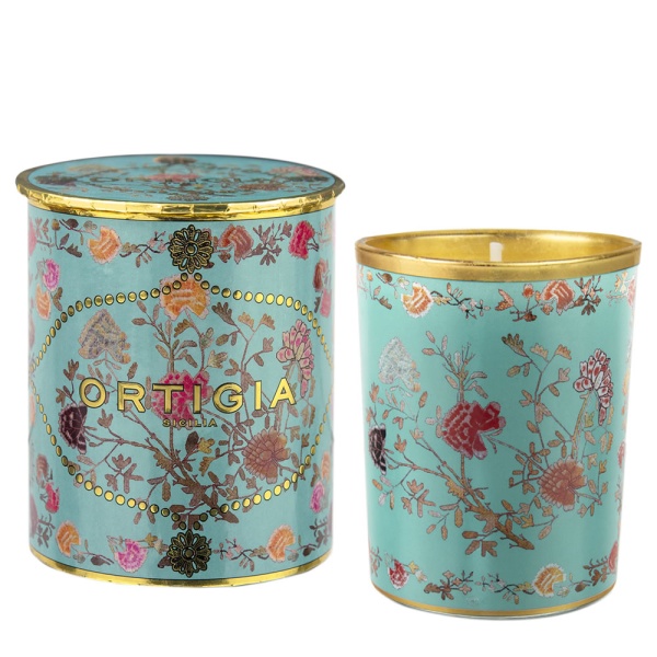 Ortigia Sicilia Florio Decorated Candle Small 150g