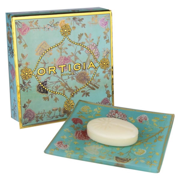 Ortigia Sicilia Florio Soap & Glass Plate