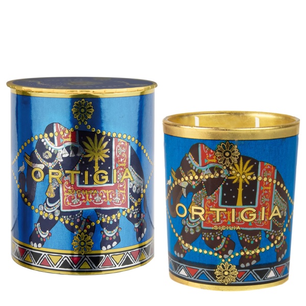 Ortigia Sicilia Sandalo Decorated Candle Medium 380g