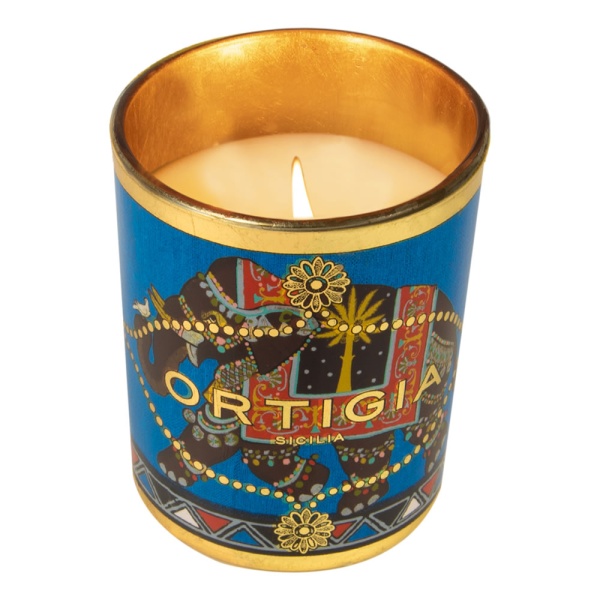 Ortigia Sicilia Sandalo Decorated Candle Small 150g