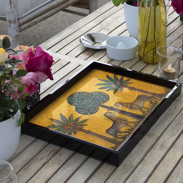 Ortigia Sicilia Zagara Lacquer Tray Large (38cm * 28cm)