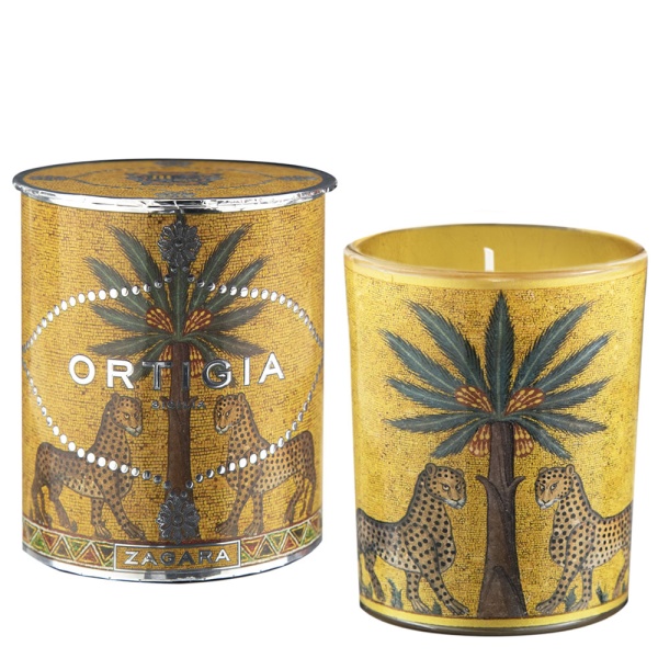 Ortigia Sicilia Zagara Decorated Candle Small 150g