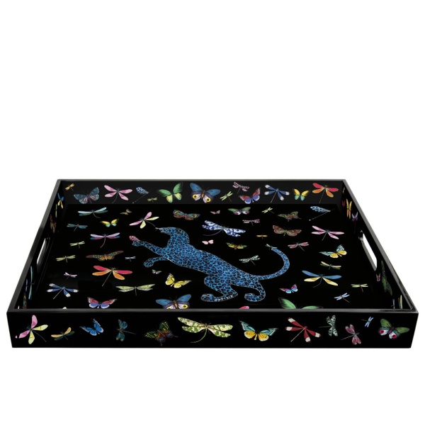 Ortigia Sicilia Dragonflies Lacquer Tray Large (30cm*40cm*4.5cm)